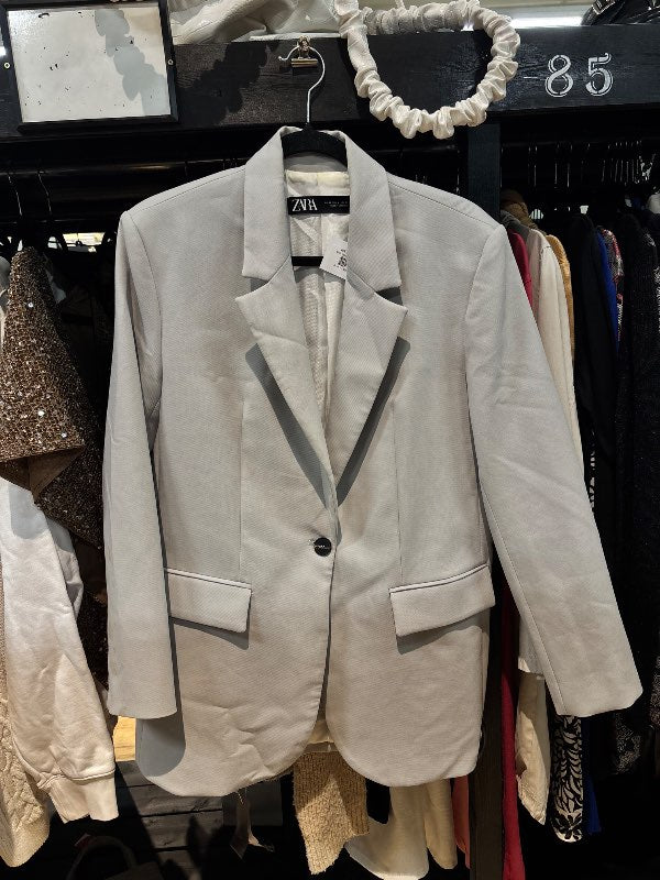 grár zöru blazer