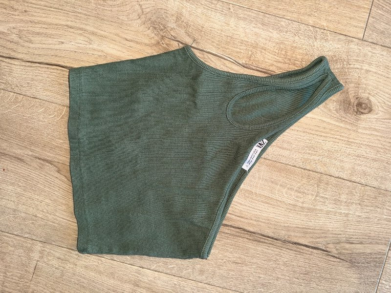 Zara grænn one sholder