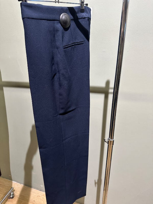 Zara navy dragtarbuxur