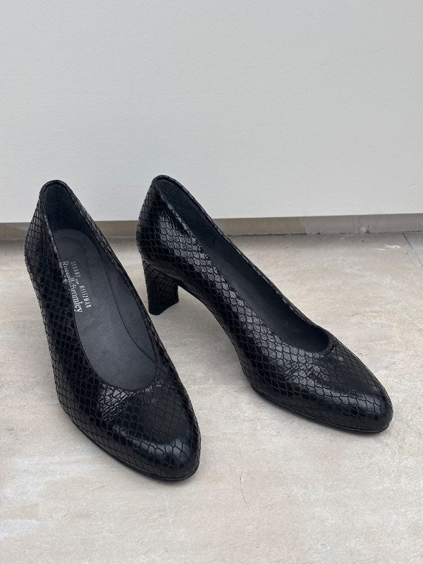 Ónotaðir Stuart Weitzman hælaskór svartir