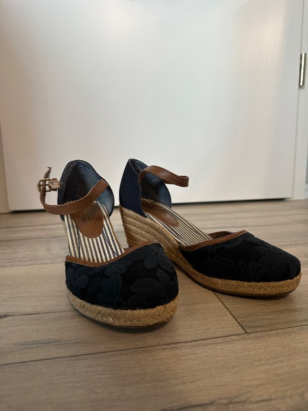 Tom Tailor Blue High Sandals