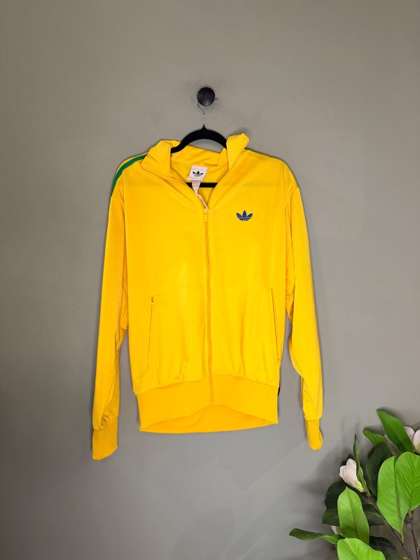 Adidas peysa gul