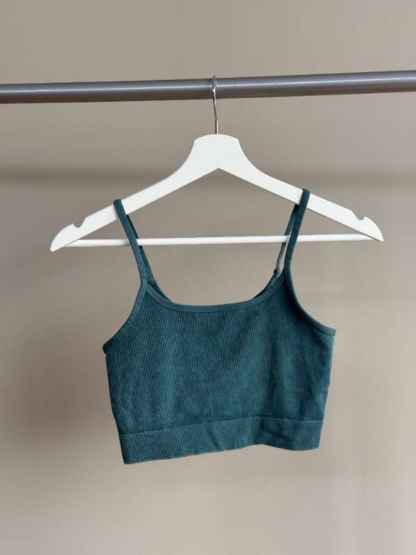 H&M sægrænn toppur