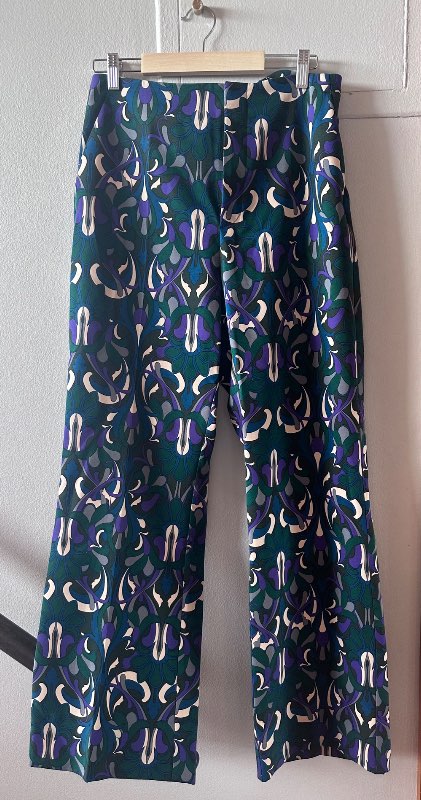 Litríkar buxur MANGO