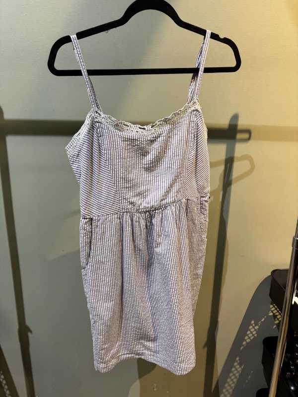 Vintage linen mini dress