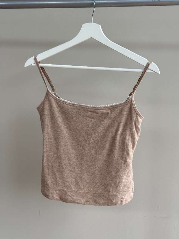 Abercrombie beige hlýrabolur (ónotaður)