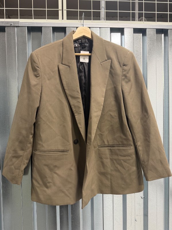 Grænn blazer - ZARA