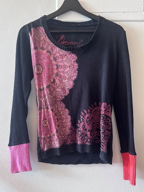 Desigual bómullarpeysa