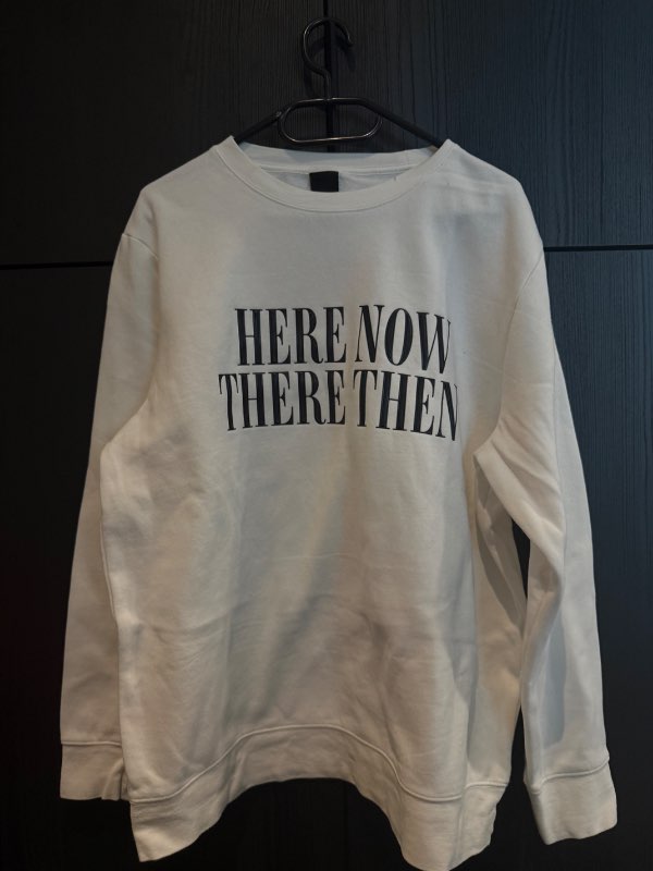 Hvít H&M peysa notuð 2x