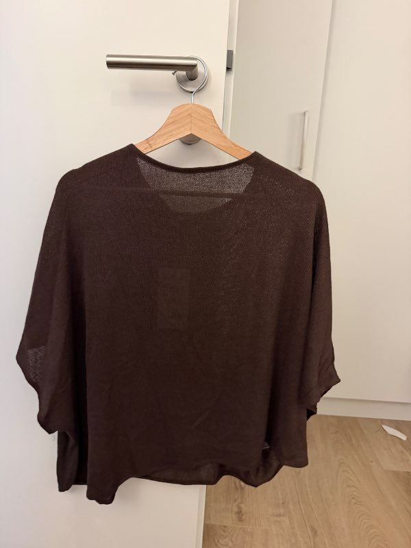 Brún stutterma peysa - ZARA