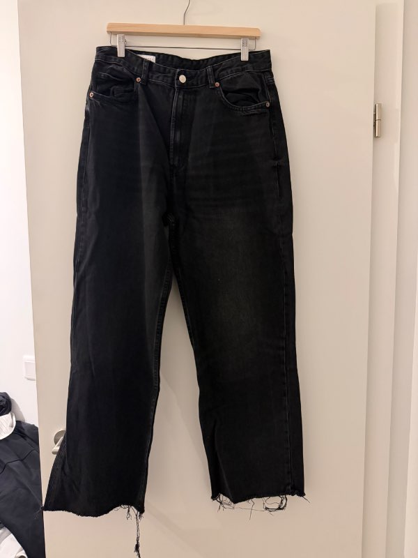 Svartar wide leg - ZARA