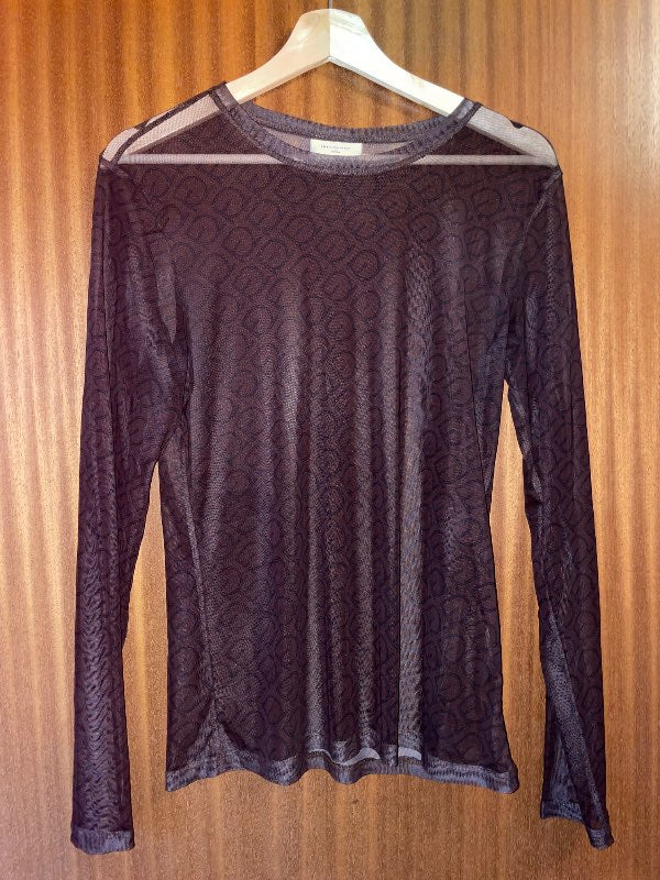 Brúnn mesh bolur