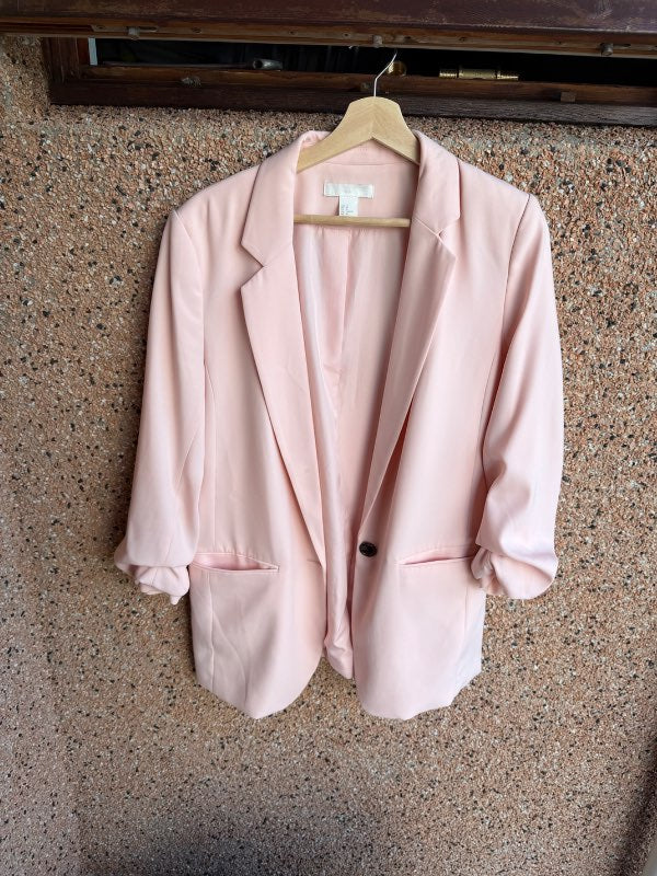 Bleikur jakki h&m