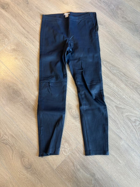 H&M ekta leðurbuxur