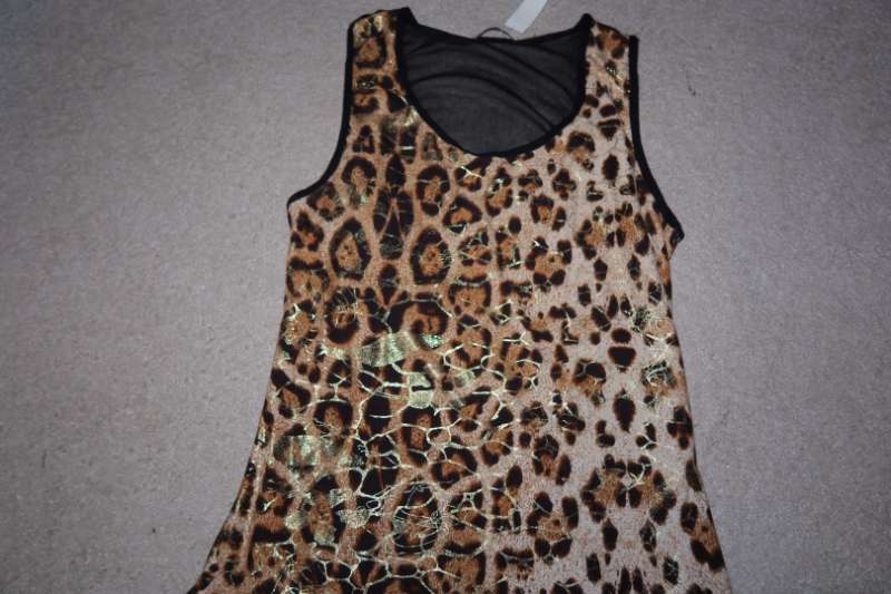 Leopard print toppur