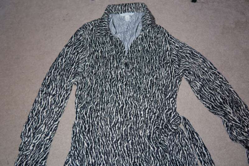 H&M síður wrapped kjóll