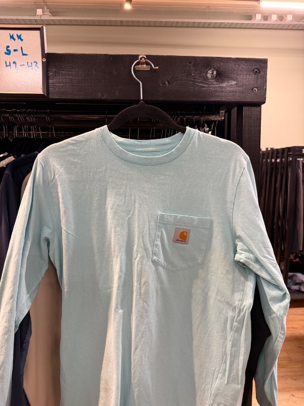 Carhartt síðermabolur Blár