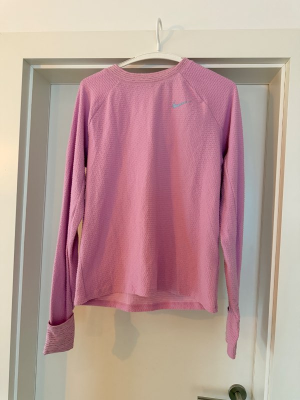 Nike Running crew peysa bleik