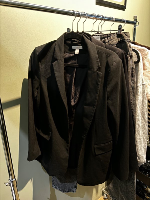Svartur blazer