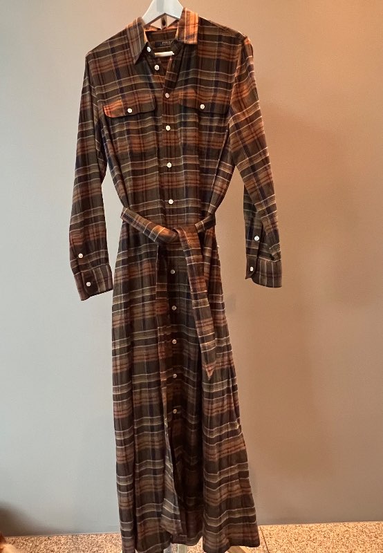 Ralph Lauren köflottur kjóll