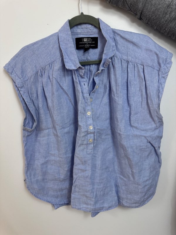 Ljósblá J.Crew Blússa