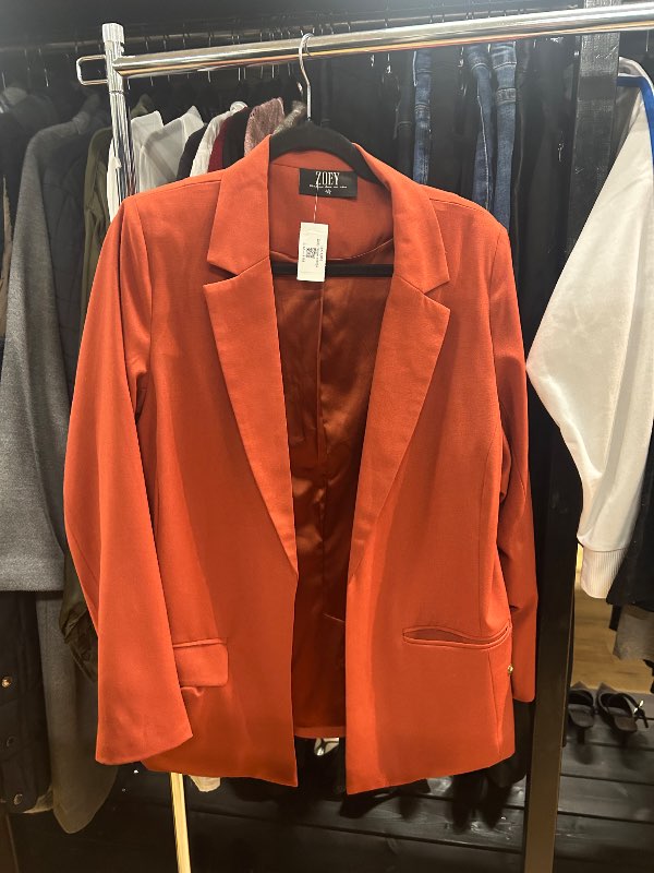 Zoey blazer orange