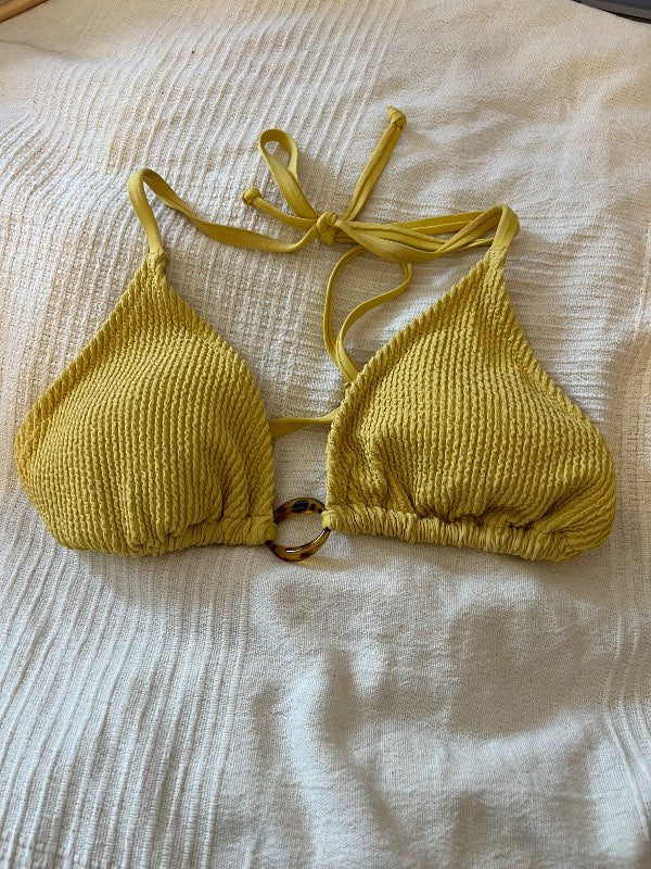Bikini toppur gulur