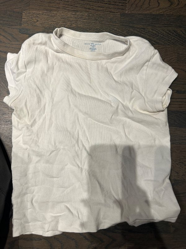 Hvitur stuttur brandy melville