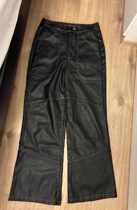 Pleður buxur plt