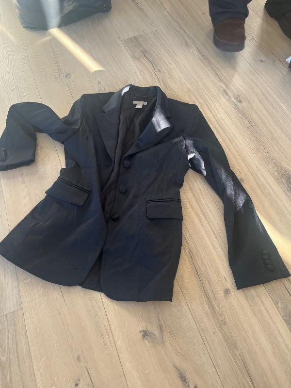 A navy blazer