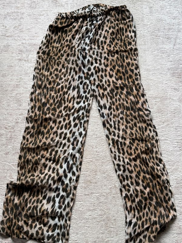 Zara leopard buxur