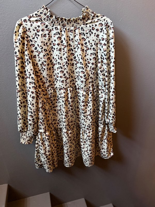 Leopard kjóll