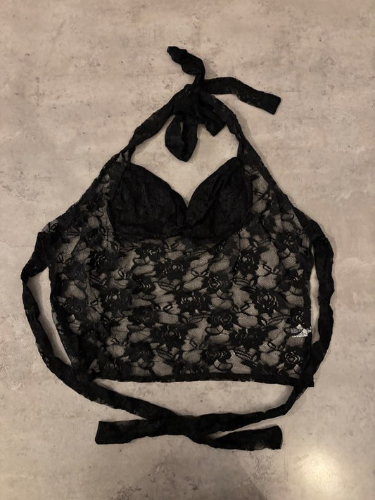 Svartur lace bolur