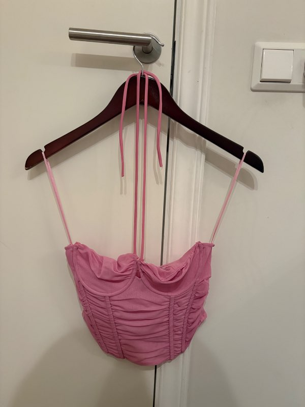 Bleikur corset bolur