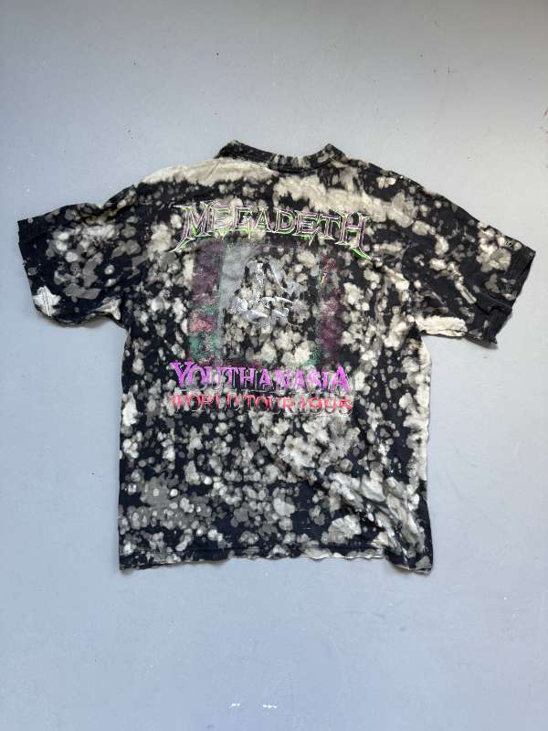 Vintage Tiedye Megadeth bolur