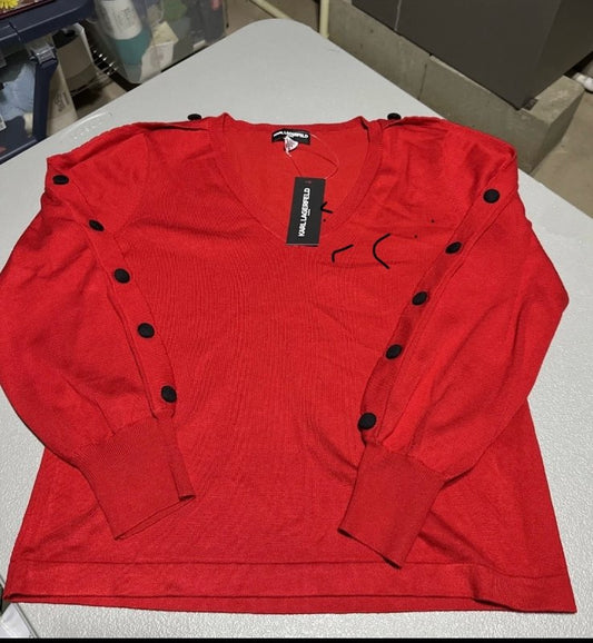 KL sweater red