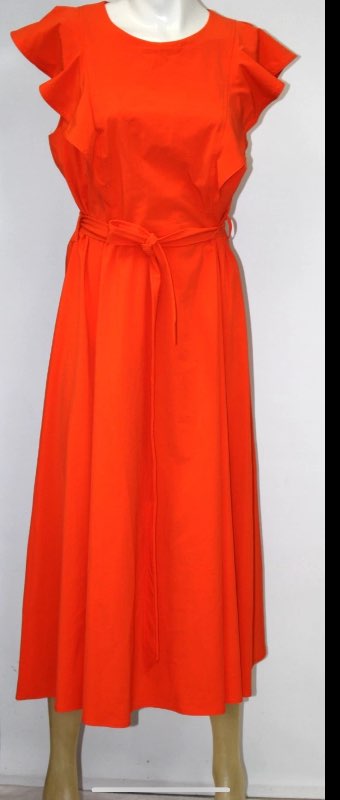 CK orange dress