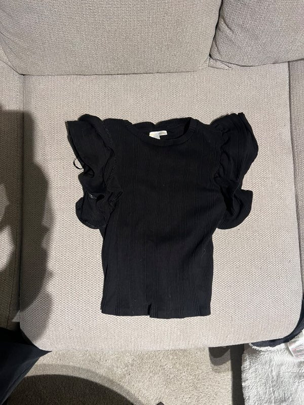 Gina tricot fínn bolur svartur