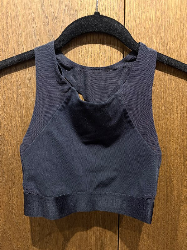 Íþróttatoppur Under armour svartur