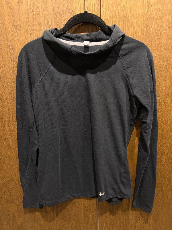 Íþróttabolur Under armour svartur með hettu