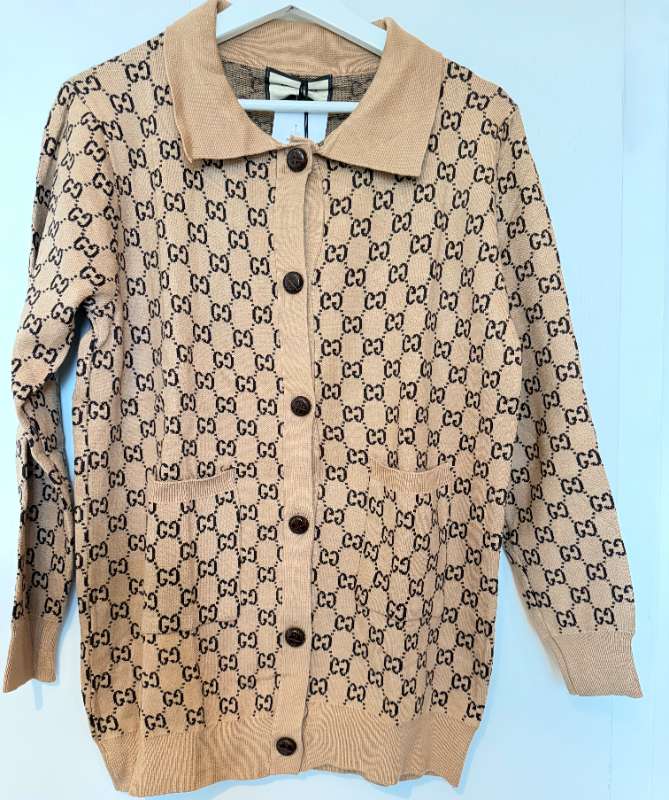 GUCCI/Cardigan/Brown