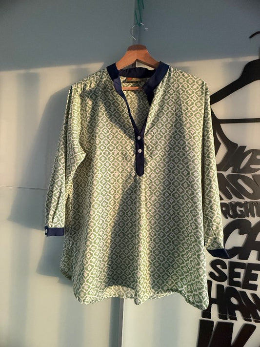 RFP tunic green/ white