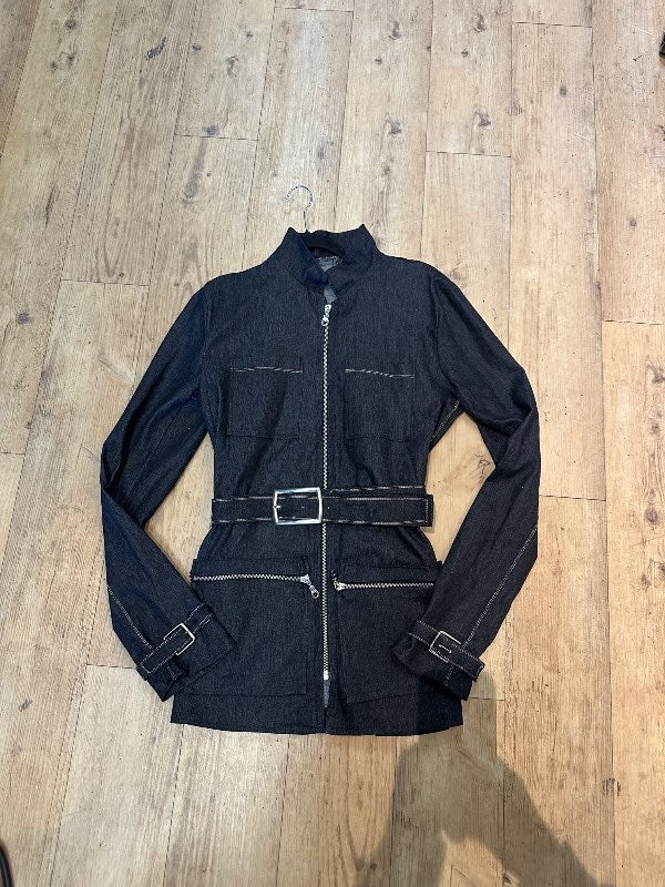 Sérsaumaður gallajakki