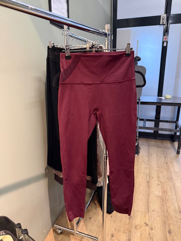 WCGW burgundy leggings