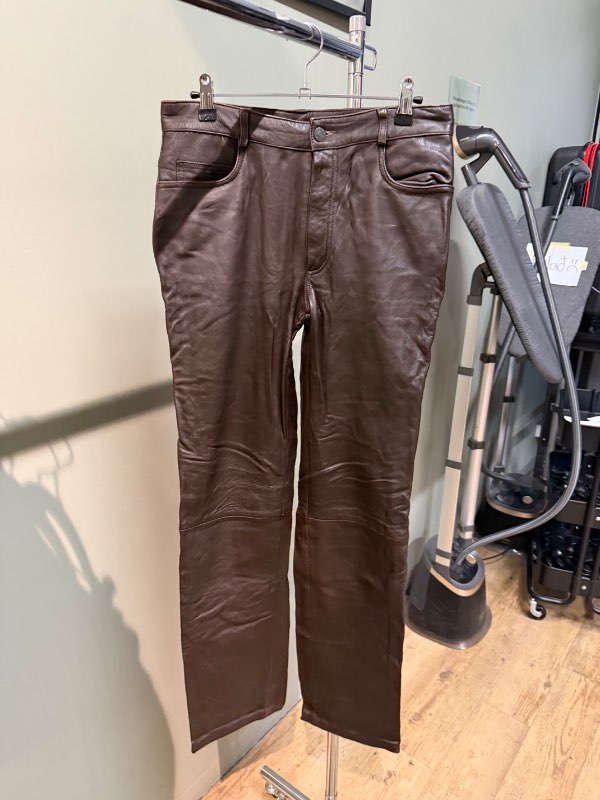 Vintage leðurbuxur