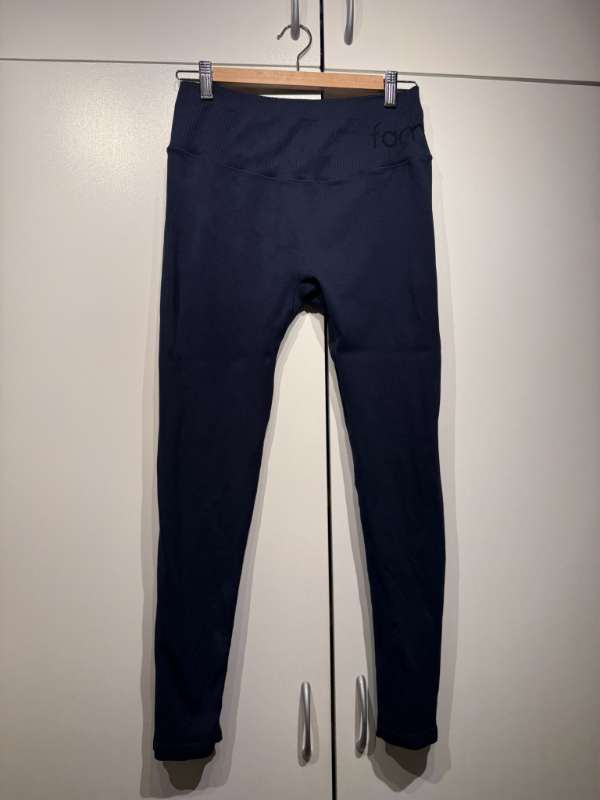 Famme leggings ribbed navy **