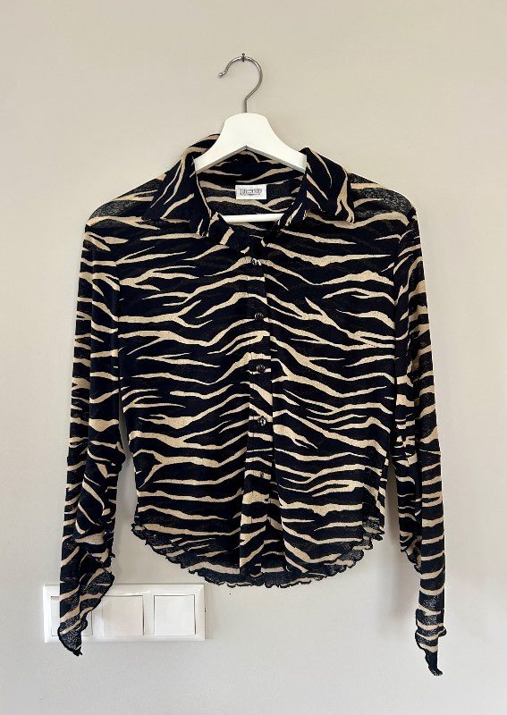 Pimkie vintage zebra blússa