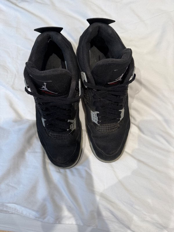 Jordan 4 black canvas
