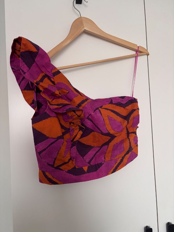 zara toppur fjól-appel-bleik