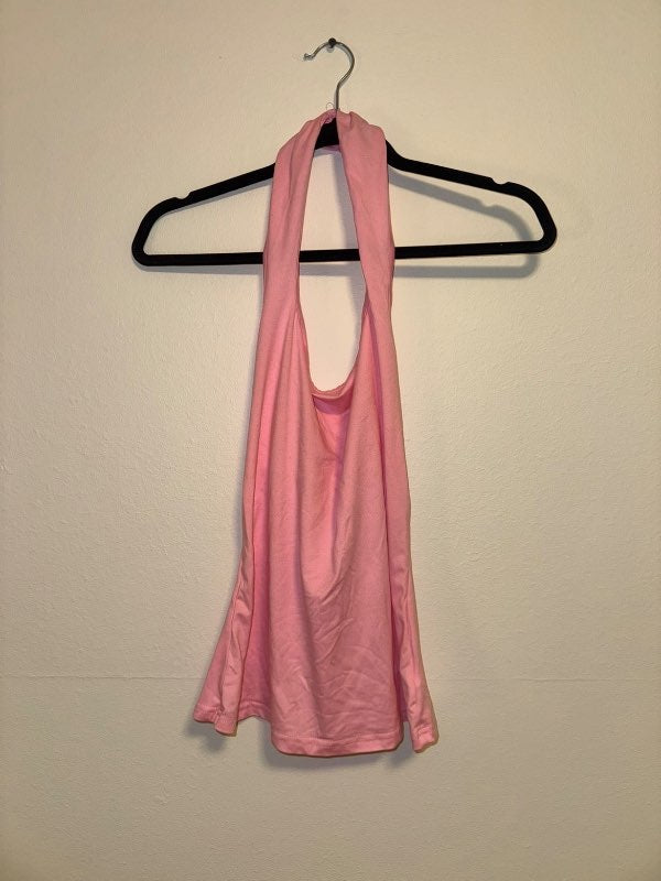 Bleikur halter top